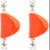 Fujiwara Color Sinker, Balance Sinker, No. 10, Fluorescent view 1
