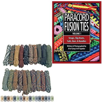 Paracord Planet Combo Crafting Kit - Buckles and How-to Book Included - Scouting - Beginners
