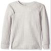 Fruit of the Loom Men's Classic Midweight Waffle Thermal Underwear Crew Top (1 & 2 Packs), Light Grey Heather, 4X-Large