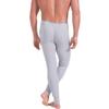 Fruit of the Loom Men's Classic Midweight Waffle Thermal Underwear Bottoms (1-Pack), Light Grey Heather, 4X-Large view 2