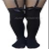 AM Landen Cute Women's Tight S-M size Japanese Black Tone Black Bow Mock Thigh High Tatoo Printed Pantyhose view 3