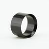 Black Round 1-5/8" x 1" Beveled Ring Display Stand Pedestal for Softballs Baseballs, 6 Pack view 2