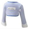ScratchSleeves | Baby Boys' Stay-On Scratch Mitts | Stripes | Blue and Cream | 9-12m view 4