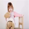 ScratchSleeves | Little Boys' Stay-On Scratch Mitts | Stripes | Blue and Cream | 3-4y view 2
