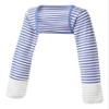 ScratchSleeves | Little Boys' Stay-On Scratch Mitts | Stripes | Blue and Cream | 3-4y view 4