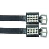 HyCLASS Diamante Spur Straps - Great For Making You Look That Bit Better - Make horse riding that bit more glamourous - Sold In Pairs - Black view 1