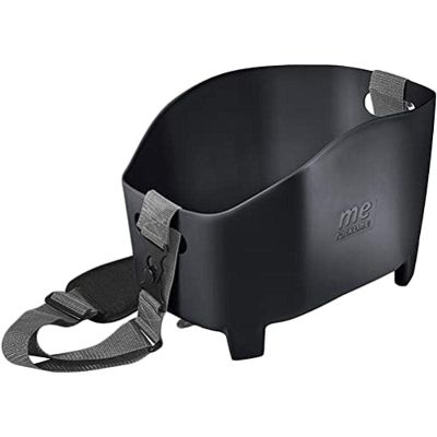 Racktime Unisex_Adult Me Bicycle Basket, Black, Volumen: 15 Liter