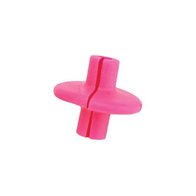 Pine Ridge Archery Slotted XL Kisser Button for Compound and Traditional Bows, Pink, Pack of 6