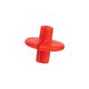 Pine Ridge Archery Slotted XL Kisser Button for Compound and Traditional Bows, Red, Pack of 6 view 1