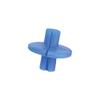 Pine Ridge Archery Slotted XL Kisser Button for Compound and Traditional Bows, Blue, Pack of 6 view 1