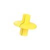 Pine Ridge Archery Slotted XL Kisser Button for Compound and Traditional Bows, Yellow, Pack of 6 view 1