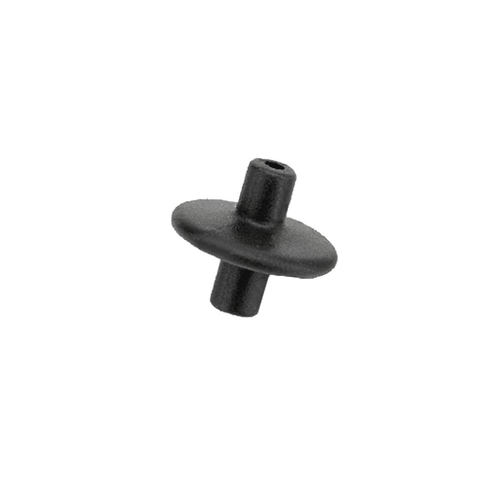 Pine Ridge Archery Slide-On XL Kisser Button for Compound and Traditional Bows, Black, Pack of 6