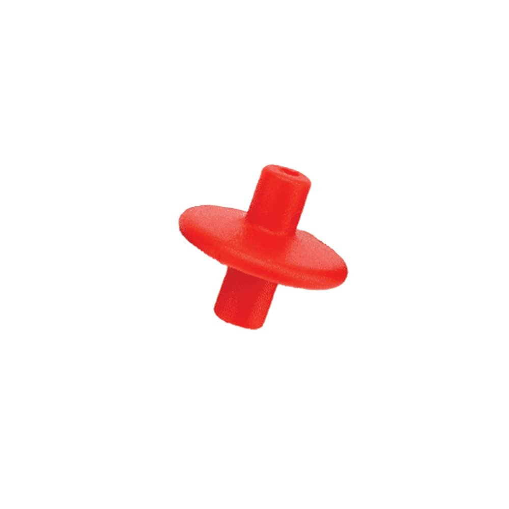 Pine Ridge Archery Slide-On XL Kisser Button for Compound and Traditional Bows, Red, Pack of 6