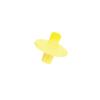 Pine Ridge Archery Slide-On XL Kisser Button for Compound and Traditional Bows, Yellow, Pack of 6 view 1