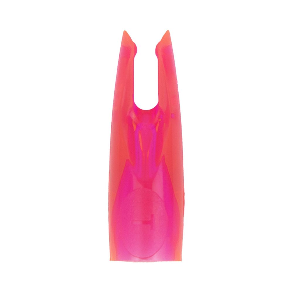 Bohning 11/32 T Nock for .105 (2.67mm) swedged end Arrow shafts, 12 Pack, Rose Pink