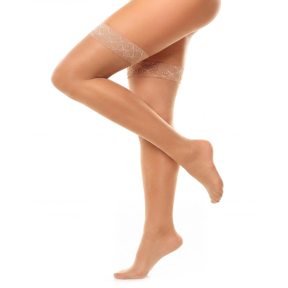 GLAMORY Allure 20 hold-up stockings-make up-44-46 (L)