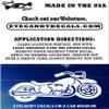 Eyecandy Decals J - Monogram Letter CURLZ 3" Tall 2 Pack Decal Sticker Silver view 3