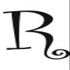 Eyecandy Decals R - Monogram Letter CURLZ 3" Tall 2 Pack Decal Sticker Black view 1