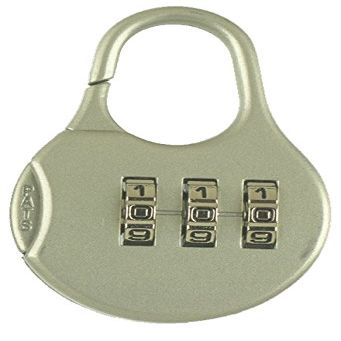 The Club UTL850 Luggage Lock, Silver