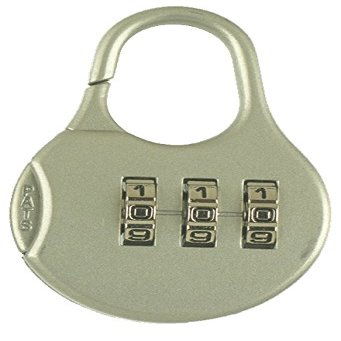 The Club UTL850 Luggage Lock, Silver