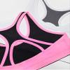 Fruit of The Loom Big Girls' Stay Dry Racerback Sports Bra 2 Pack White/Neon Pink XS view 2