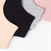 Fruit of the Loom Girls' 4-Pack Cotton Built-Up Stretch Sports Bra, Blushing/Grey Heather/Black/Nude, 40 view 3