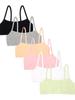 Fruit of The Loom Girls Spaghetti Strap Sports Bra, Lentil/Mango/Pink Camo/Grey Heather/White/Black, 36 US view 1