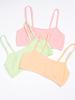 Fruit of The Loom Girls Spaghetti Strap Sports Bra, Lentil/Mango/Pink Camo/Grey Heather/White/Black, 36 US view 2