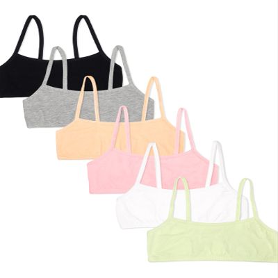 Fruit of The Loom Big Girls' Spaghetti Strap Sports Bra
