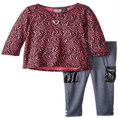 Forever Me Girls' High/Low Tunic, Fuchsia, 8