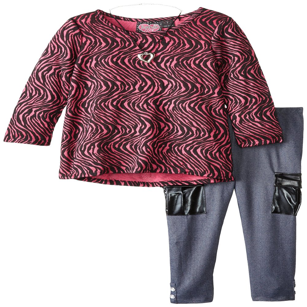 Forever Me Girls' High/Low Tunic, Fuchsia, 8