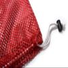 Handy Laundry Mesh Equipment Bag, Red - 32 x 36 - Adjustable, sliding drawstring cord closure. Perfect mesh bag for parent or coach, making it easy to transport. view 3