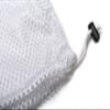 Handy Laundry Mesh Equipment Bag, White - 24 x 36 - Adjustable, sliding drawstring cord closure. Perfect mesh bag for parent or coach, making it easy to transport. view 3