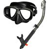 285890-Ti/Bk, Snorkeling Purge Mask and Dry Snorkel Combo Set view 1