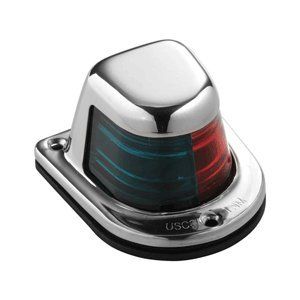 Attwood Marine - Attwood Bi-Color Light 12V Red Green W/ Stainless Housing "Product Category: Boat Outfitting/Navigation Lights"
