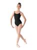 Mirella Women's Classic Camisole Dance Leotard with Scoop Front & V-Back,Black,Large Long view 1