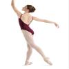 Bloch Dance Women's Sissone V-Back Camisole Leotard, Burgundy, Large view 2