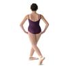 Mirella Women's Microlux Princess Seam V-Front Camisole Dance Leotard,BlackBerry,Medium view 2