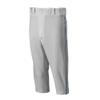 Mizuno Premier Short Piped Pants, Grey/Navy, Medium view 1