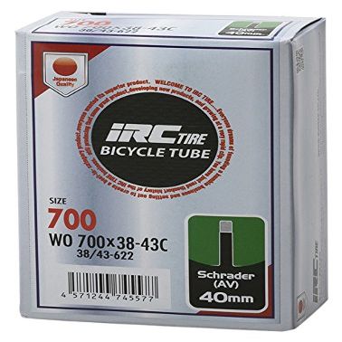 IRC Bicycle Tube 700X38-43C American Style 40mm Valve 28970J