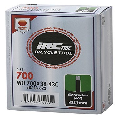 IRC Bicycle Tube 700X38-43C American Style 40mm Valve 28970J