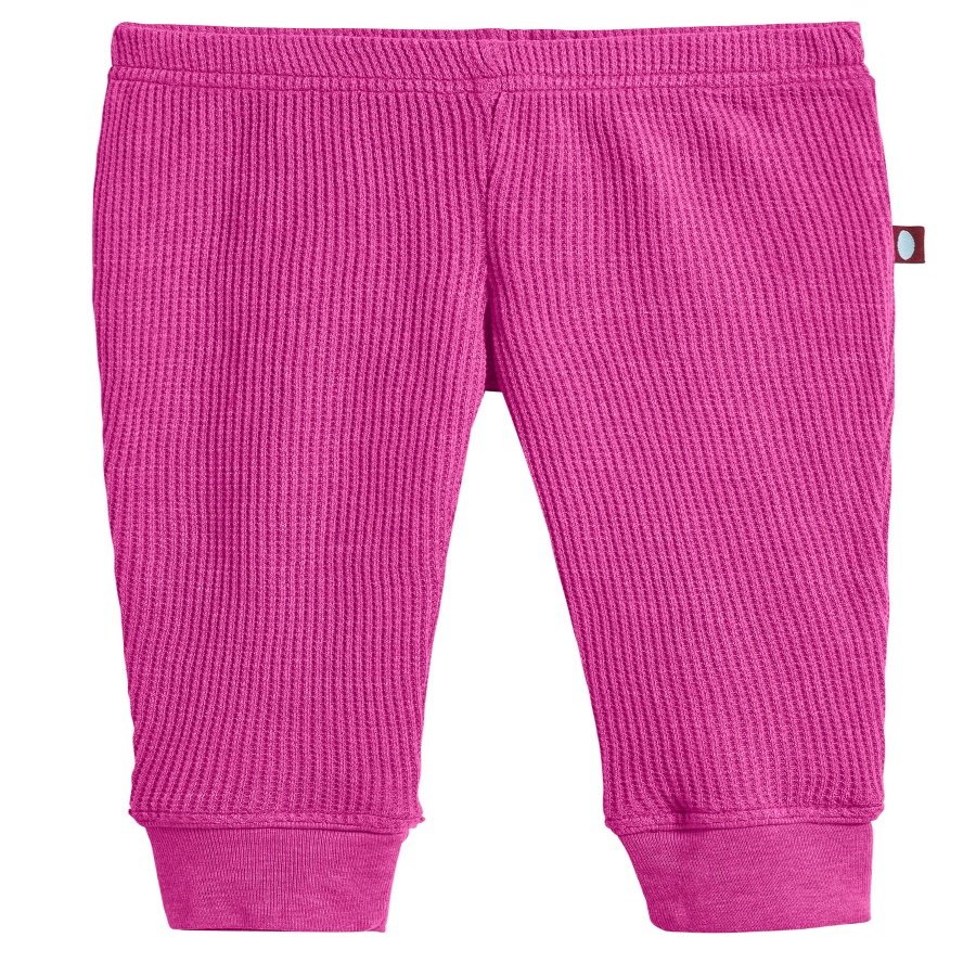 City Threads Cozy Soft Thermal Baby Pants, Ideal for Everyday Wear and Layering, Made in The USA (Hot Pink, 3-6 Months)
