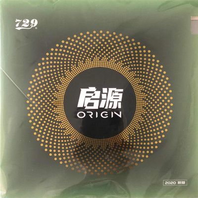 RITC 729 Friendship Origin Pips-in Table Tennis (PingPong) Rubber with Sponge (Black)