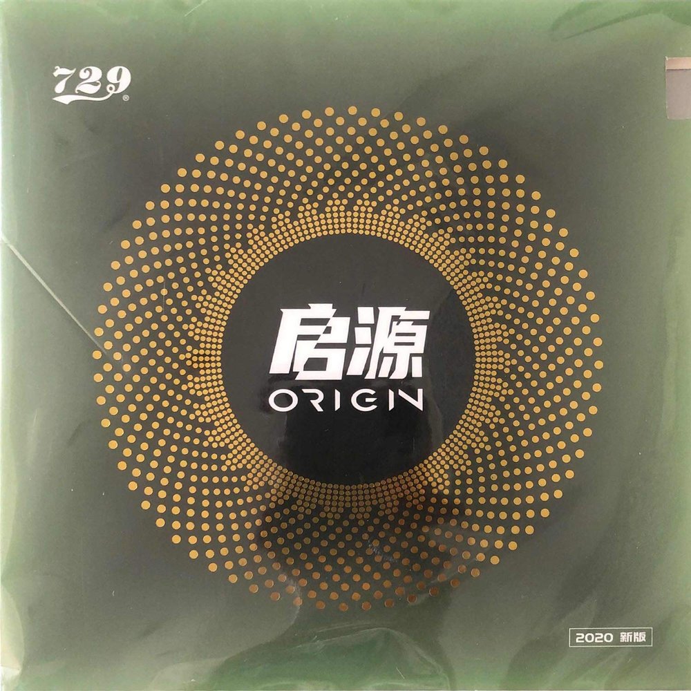 RITC 729 Friendship Origin Pips-in Table Tennis (PingPong) Rubber with Sponge (Black)