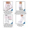 Zamst HA-1 Run Socks, Pink, Large view 2