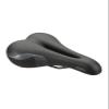 Terry Cite Y Gel Bike Saddle | Bicycle Seat Optimized for Men - Flexible & Comfortable | Sit Bone Support, Shock Absorbing Elastomers, Low Profile, Flat Top - Black Black, view 1