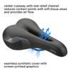 Terry Cite Y Gel Bike Saddle | Bicycle Seat Optimized for Men - Flexible & Comfortable | Sit Bone Support, Shock Absorbing Elastomers, Low Profile, Flat Top - Black Black, view 4