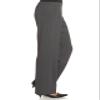 Briggs New York Women's Petite All Around Comfort Pant, Heather Grey, 12P Short view 3