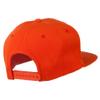Big Diamond Embroidered Flat Bill Cap - Orange OSFM view 4