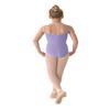 Mirella Girl's Princess Seam V-Front Camisole Leotard, Lilac, 8-10 view 2